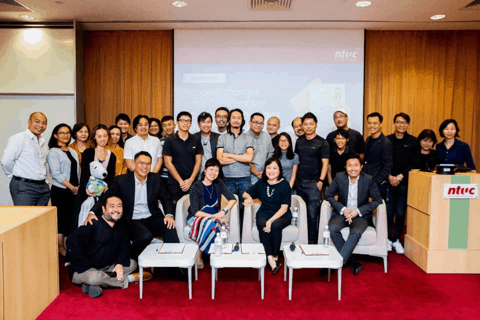 Discussion about the proposed changes to the Copyright Law at NTUC, June 2019